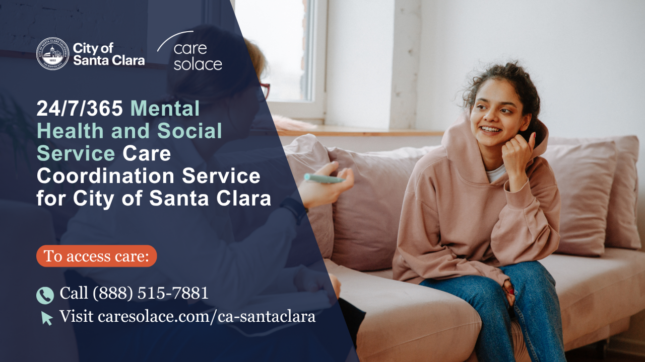 Care Solace Website Banner - Woman seeking mental health care services
